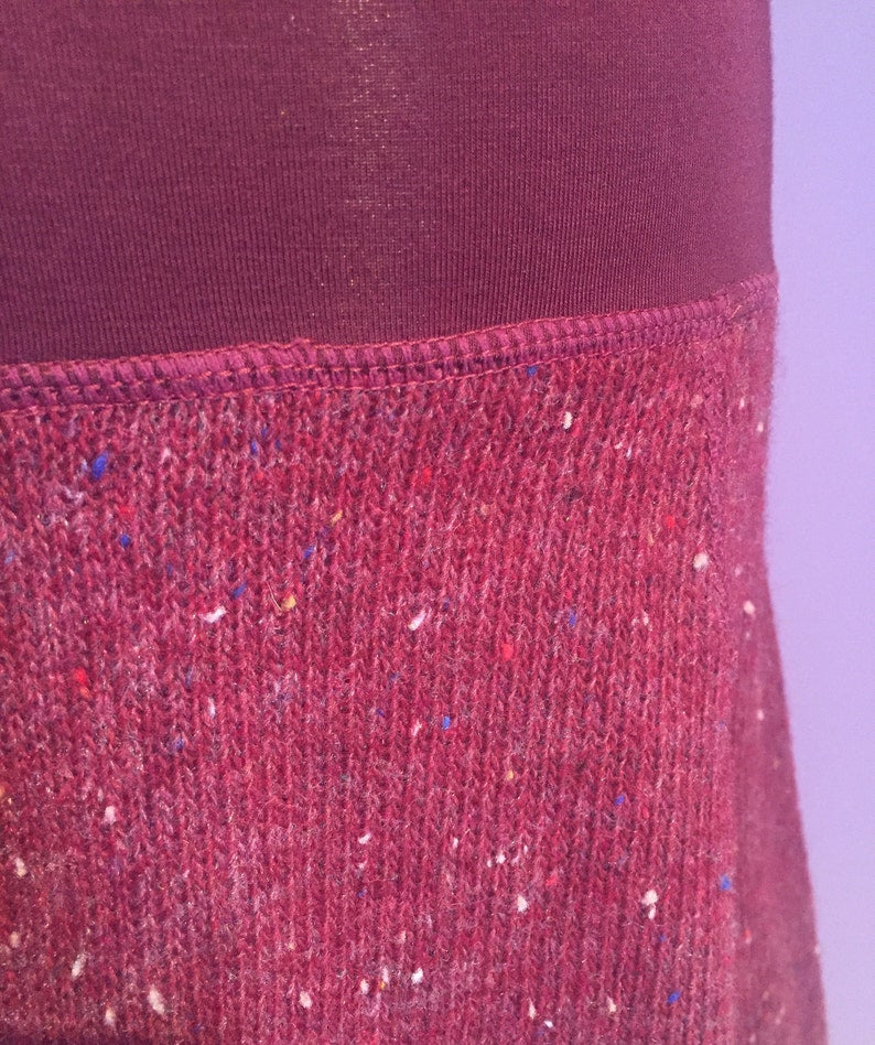 Wool "A" Line Knee High Lined Skirts, Navy Blue or Maroon Red, size SMALL Only, Office wear, Business Casual, Schoolgirl, Winter