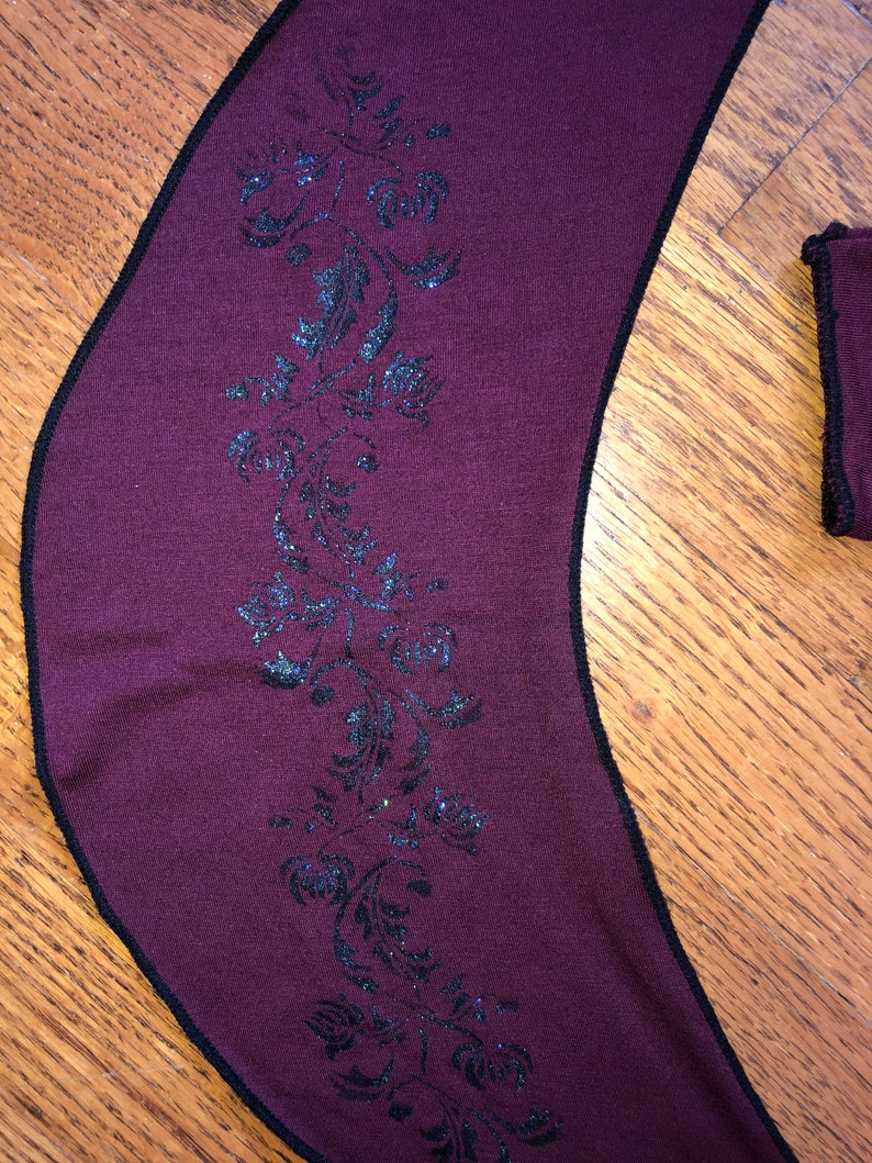 Arm Drapes, One Pair, Arm Sleeves, Bohemian Fairy Style, Medieval Festival Sleeves, Wings, With or Without Handprinting, Other Colors