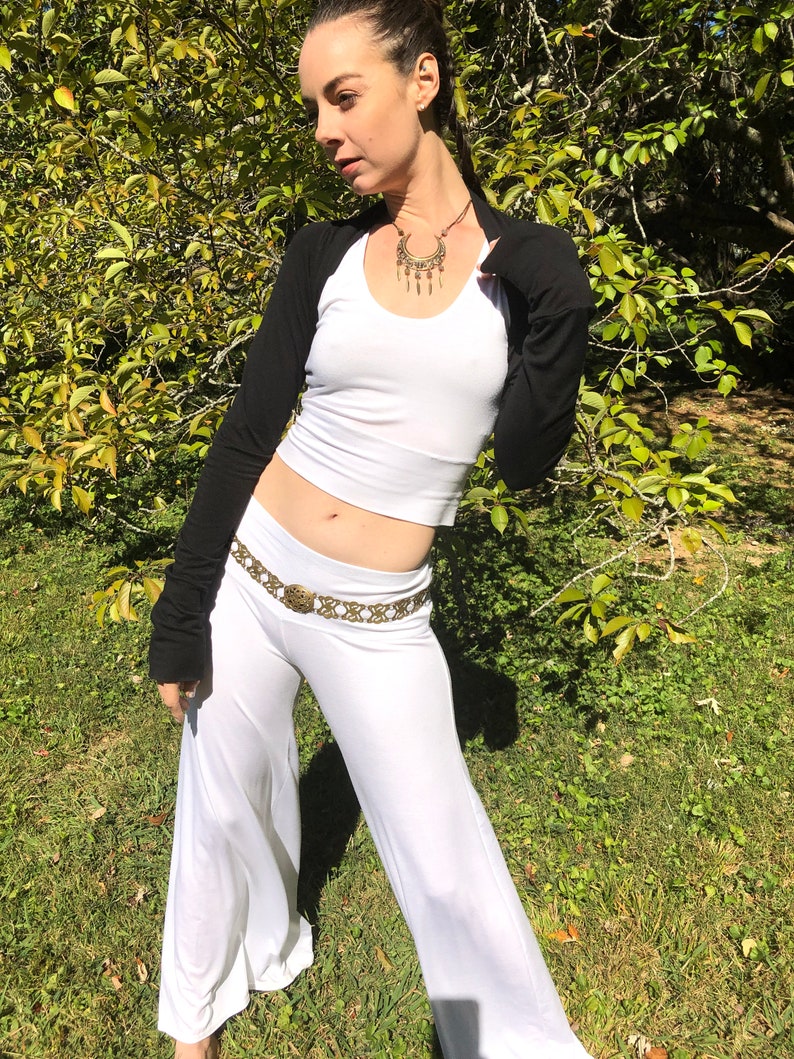 The Bonita Wide Leg Flare Pants, Elastic Waistband, Stretch Soft Modal, Dancepants, Loungewear, Other colors