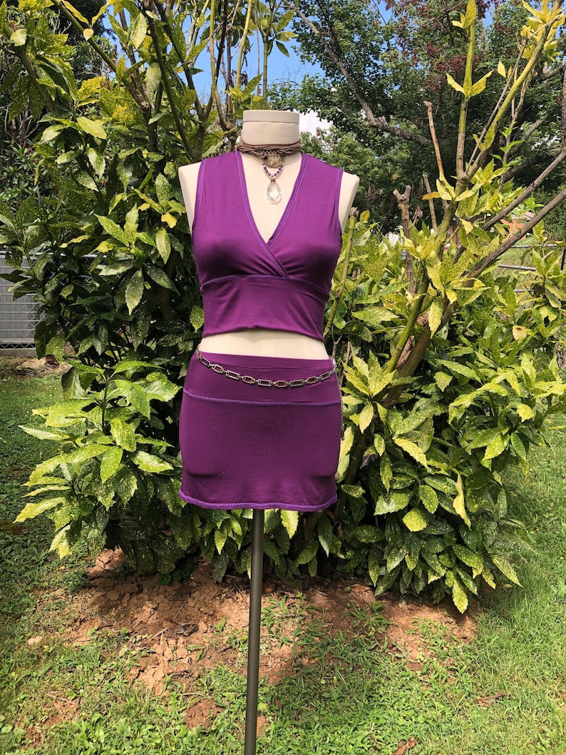 Ella Crop Top, Athletic, Workout, Fitness wear, Dancewear, Yoga wear, Bralette, Stretch Soft Modal, Other Colors, V Neck Tank Top