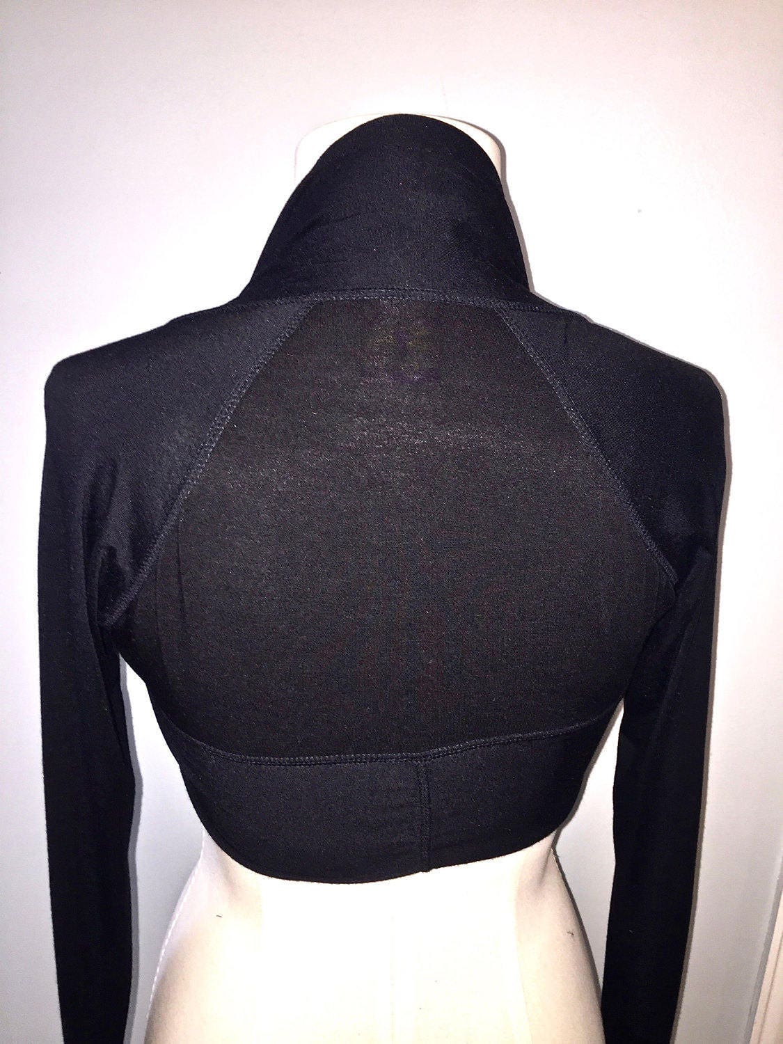 Long Sleeve Bolero Shrug, Shruggie, Activewear, Bellydance, Dancewear Top, Arm Warmers, Layering Top, Soft Stretch Modal, Other Colors
