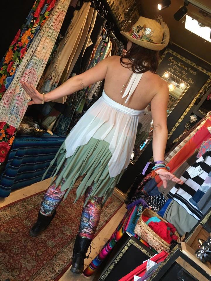 Ragamuffin Fairy Skirt, Also Top, Scarf, Danceskirt, Burning Man, Festival, Pagan, Tribal Costume, Elven, Woodland Nymph, Boho, Other Colors