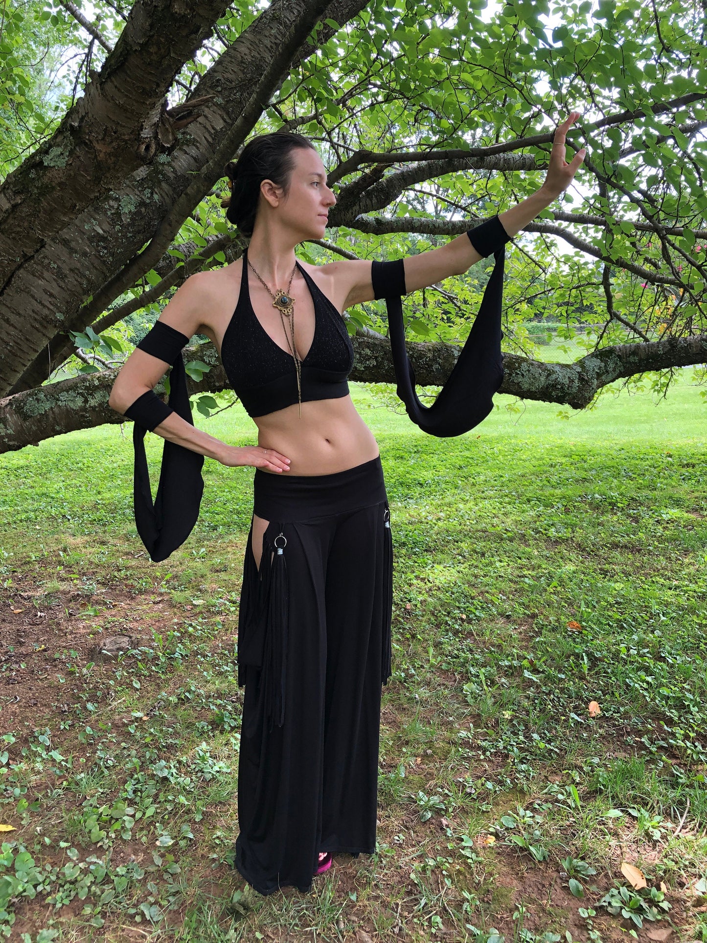 Arm Drapes, One Pair, Arm Sleeves, Bohemian Fairy Style, Medieval Festival Sleeves, Wings, With or Without Handprinting, Other Colors