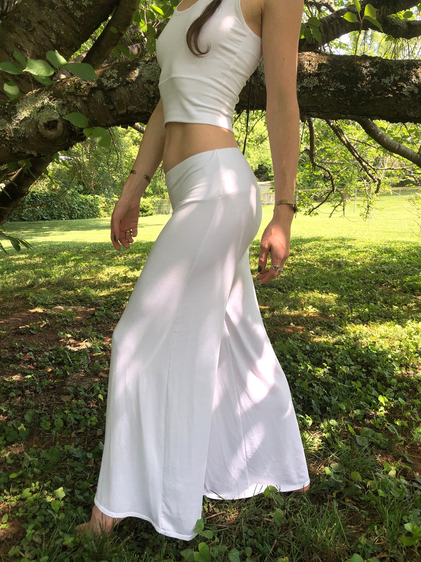 The Bonita Wide Leg Flare Pants, Elastic Waistband, Stretch Soft Modal, Dancepants, Loungewear, Other colors