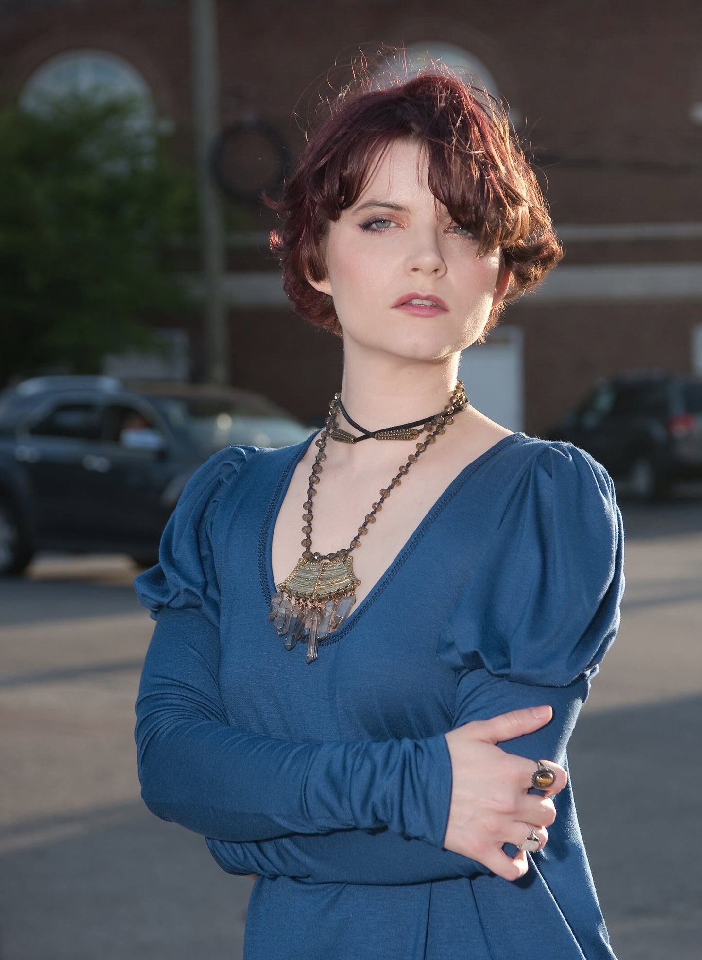 Bridgerton Regency Top, Jane Austen Style, Long Puffed Sleeves, Open Neckline, Relaxed or Close Fit, Soft Stretch Modal, Elven, Other Colors