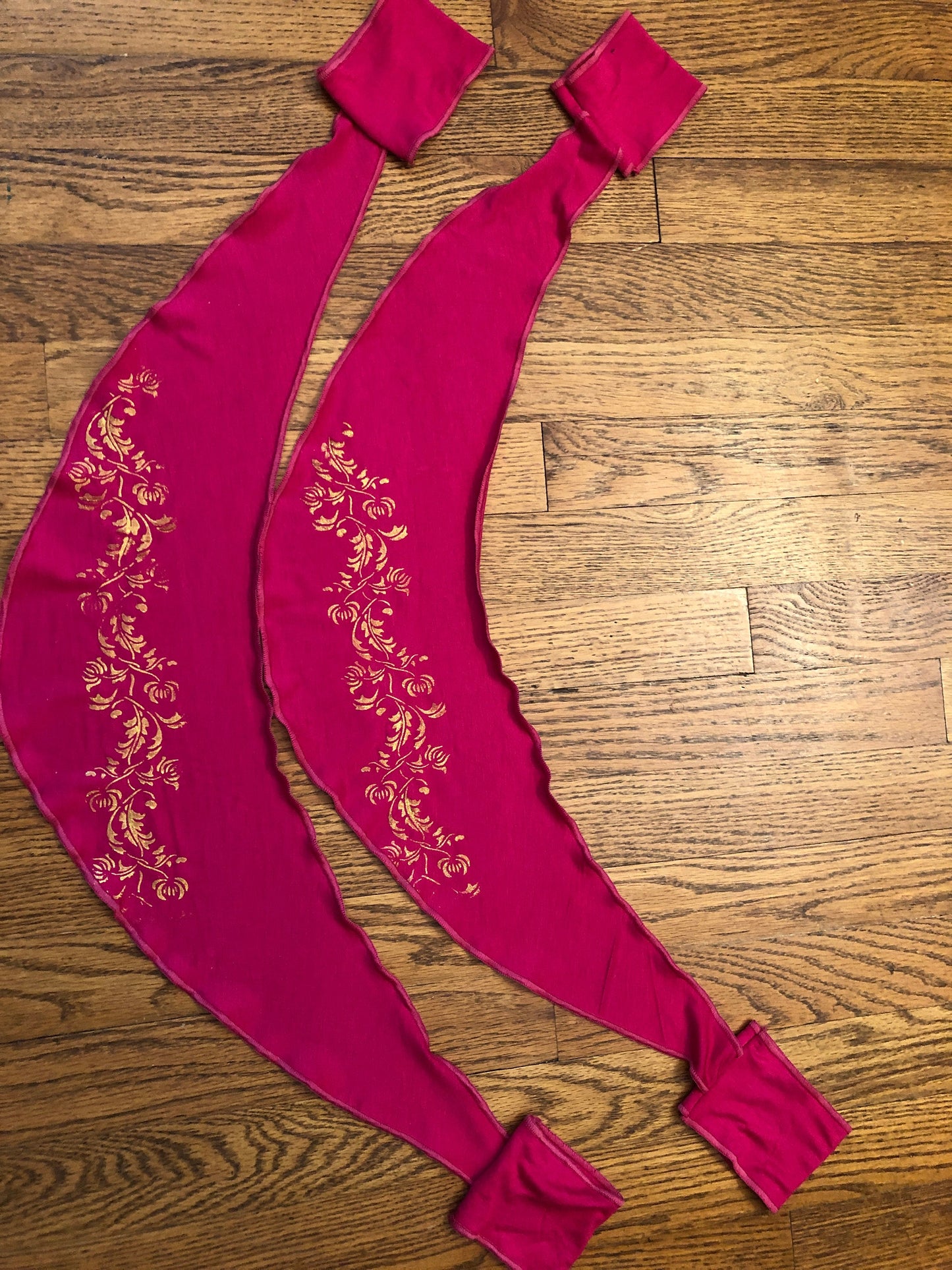 Arm Drapes, One Pair, Arm Sleeves, Bohemian Fairy Style, Medieval Festival Sleeves, Wings, With or Without Handprinting, Other Colors