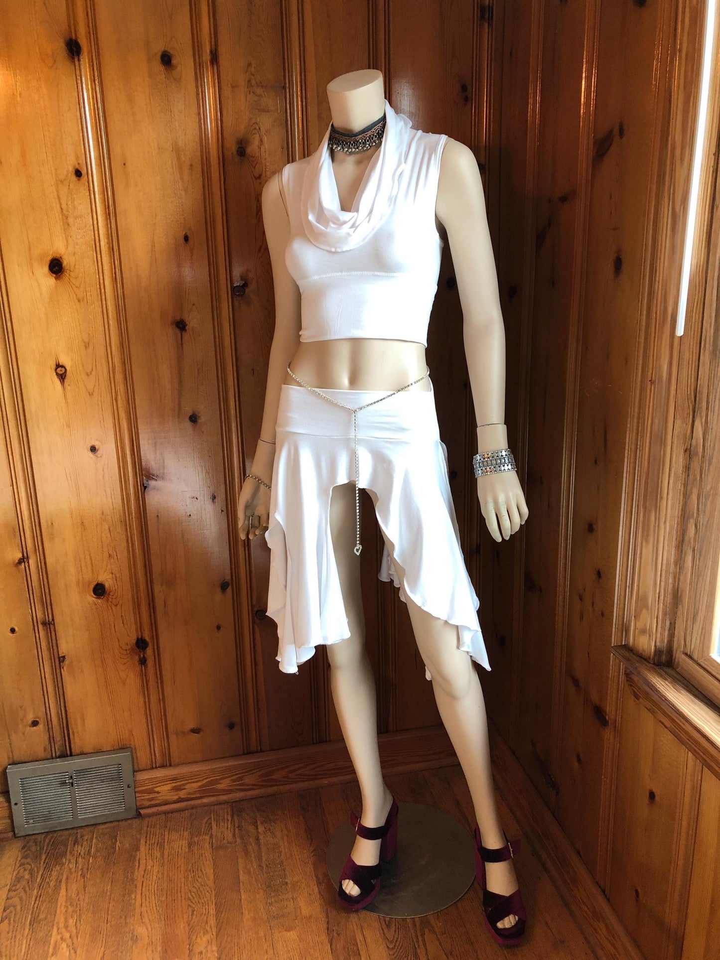 Joyanna Layering Stretch Danceskirt, Tribal, Bellydance, Salsa, Gypsy, Forest Nypmh, Fairy Costume, Other Colors