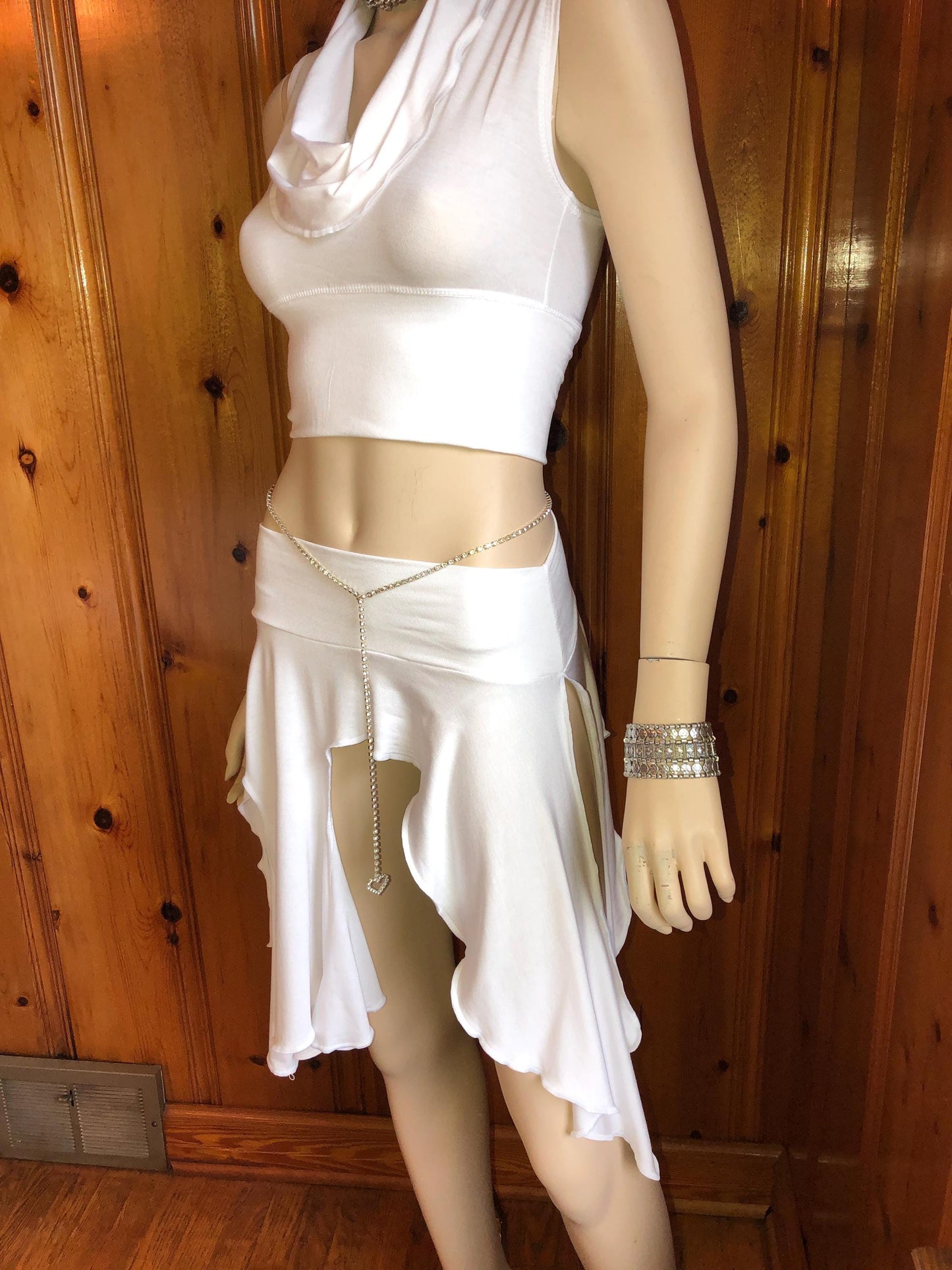 Joyanna Layering Stretch Danceskirt, Tribal, Bellydance, Salsa, Gypsy, Forest Nypmh, Fairy Costume, Other Colors