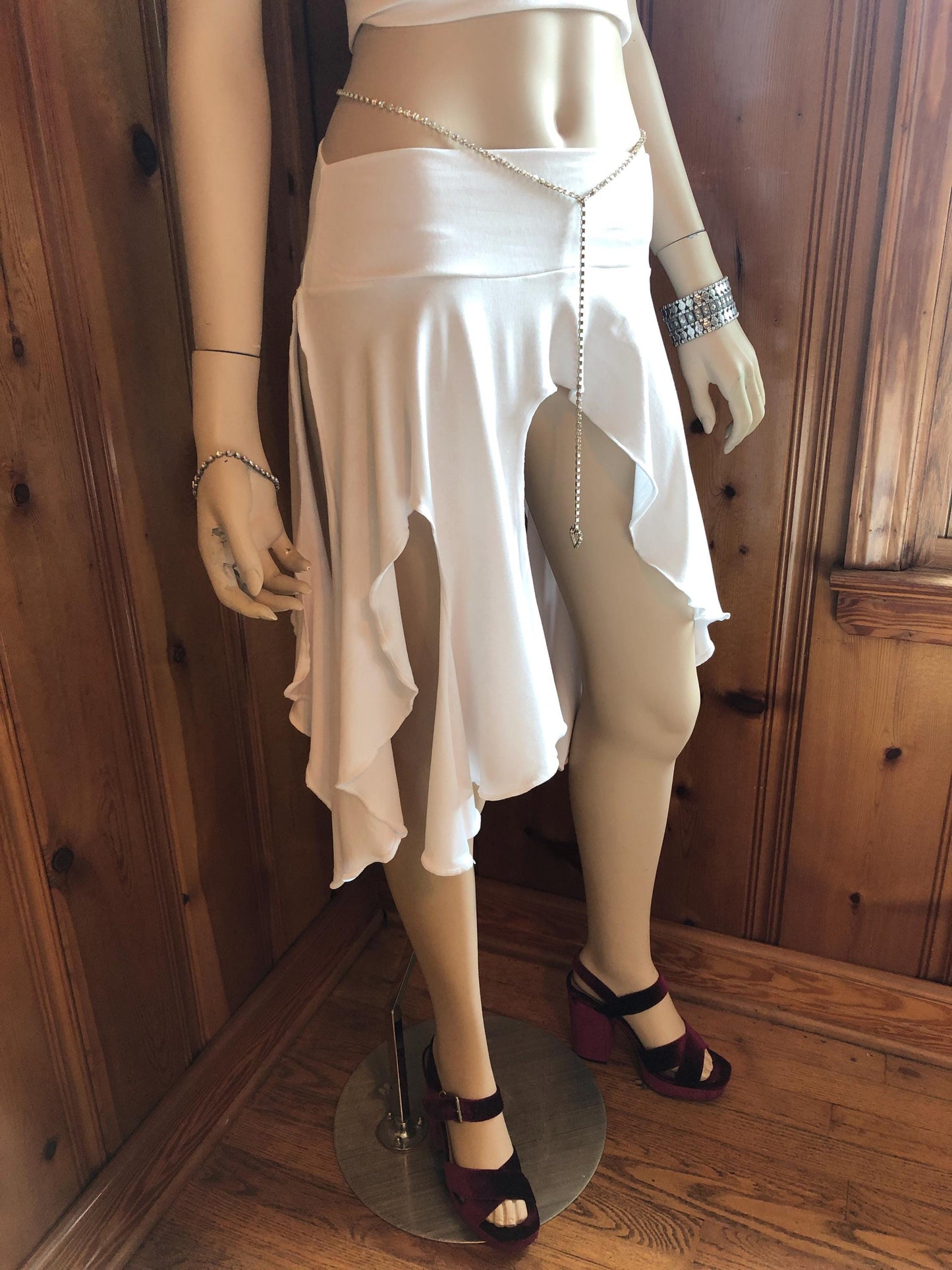 Joyanna Layering Stretch Danceskirt, Tribal, Bellydance, Salsa, Gypsy, Forest Nypmh, Fairy Costume, Other Colors