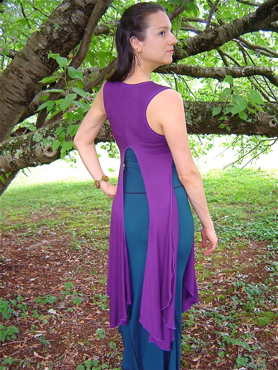 Leianna Sleevless Robe Maxi Vest Layering Top Cover Up, Dancewear, Fairy Coat, Playa Wear, Boho Flower Child, Festival, Resort