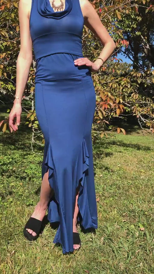 The Vivienne Knee Flounce Skirt In Soft Stretch Modal, Longline Or Scrunch Down Waistband, Boho, Fairy, Festival, Dance Skirt, Other Colors