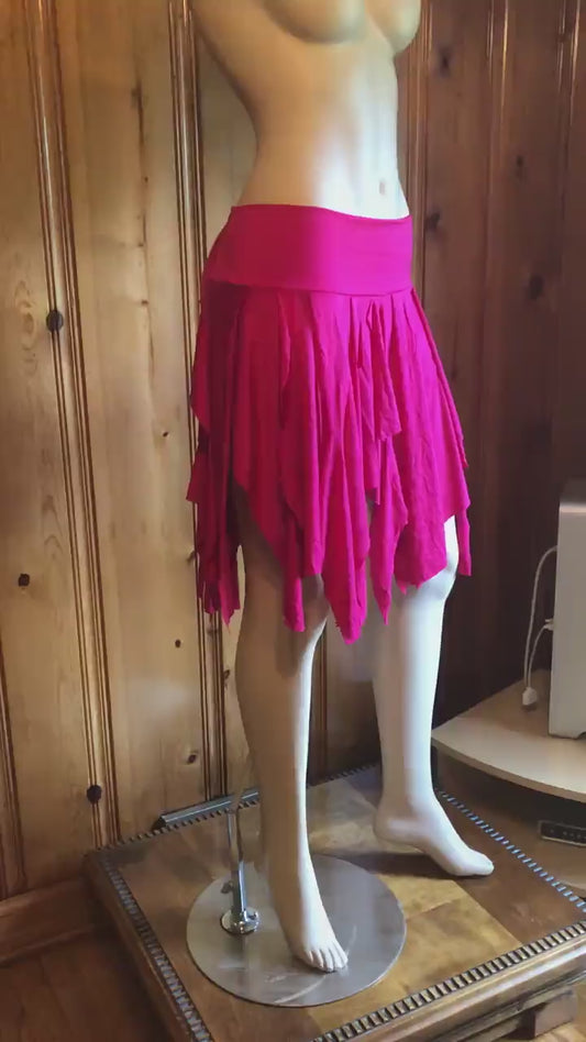 Ragamuffin Fairy Skirt, Also Top, Scarf, Danceskirt, Burning Man, Festival, Pagan, Tribal Costume, Elven, Woodland Nymph, Boho, Other Colors
