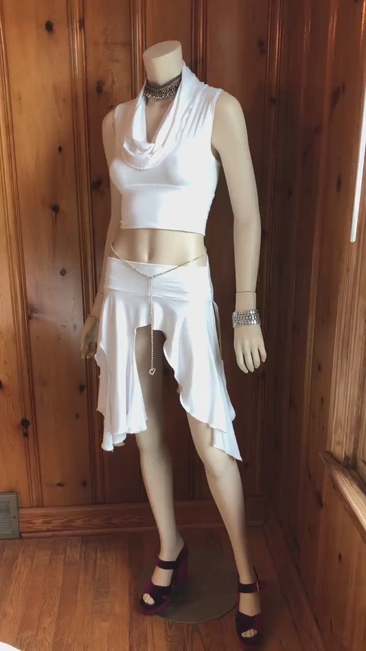 Joyanna Layering Stretch Danceskirt, Tribal, Bellydance, Salsa, Gypsy, Forest Nypmh, Fairy Costume, Other Colors