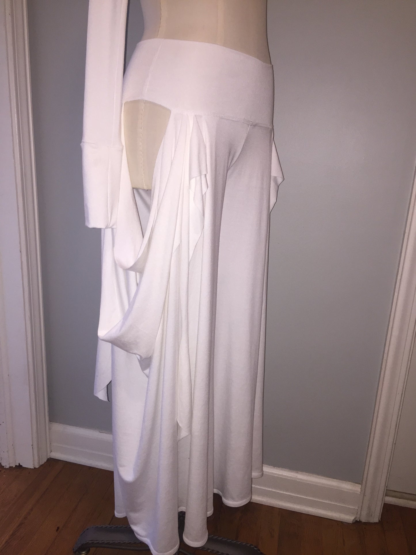 Sakura Open Hip Dance Pants, Cut Out, Low Rise, Wide Leg Flare, Bellydance, Salsa, Performance wear, Boho, Gypsy, Fairy, Elven, Burning Man