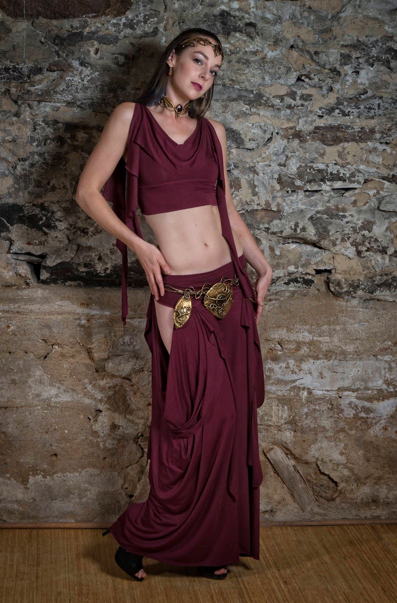 Sakura Open Hip Dance Pants, Cut Out, Low Rise, Wide Leg Flare, Bellydance, Salsa, Performance wear, Boho, Gypsy, Fairy, Elven, Burning Man
