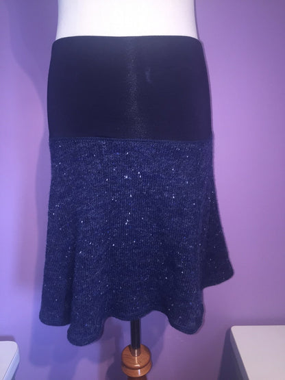 Wool "A" Line Knee High Lined Skirts, Navy Blue or Maroon Red, size SMALL Only, Office wear, Business Casual, Schoolgirl, Winter