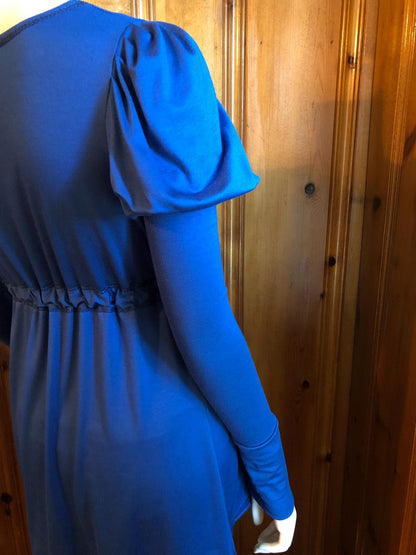Pamela Baby Doll Top, Long Puffed Sleeves, Open Neckline, Drawstring Empire Line, Soft Feminine Stretch Modal, Other Colors