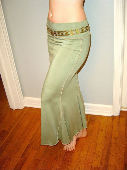 Jaia Maxi Stretch Pencil Skirt, Flared Mermaid Hem, Elegant, Formal, Casual, Classy, Lounge Skirt, Soft Lightweight Modal, Other Colors
