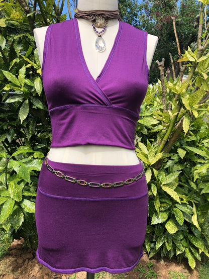 Ella Crop Top, Athletic, Workout, Fitness wear, Dancewear, Yoga wear, Bralette, Stretch Soft Modal, Other Colors, V Neck Tank Top