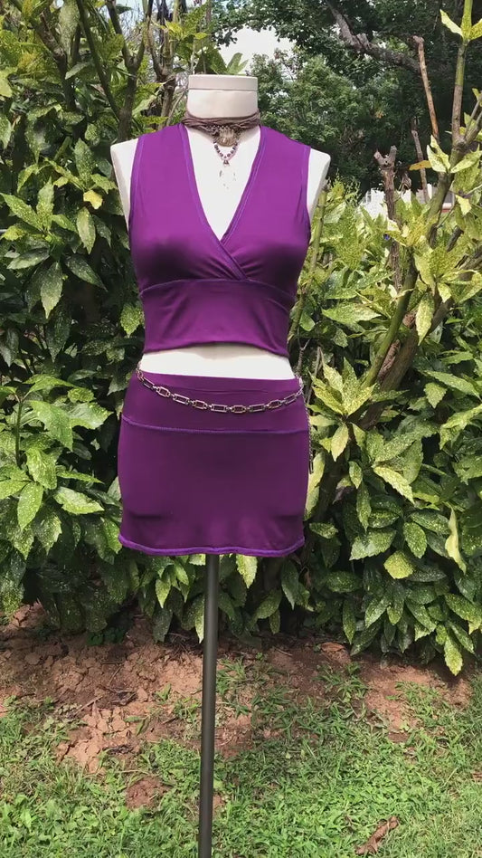Ella Crop Top, Athletic, Workout, Fitness wear, Dancewear, Yoga wear, Bralette, Stretch Soft Modal, Other Colors, V Neck Tank Top