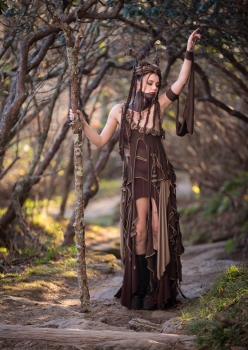 woman in dryad costume by Accentuates Clothing